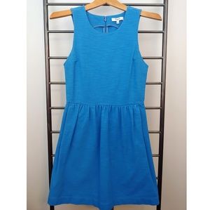 Madewell Abroad Sleeveless Dress Colbalt Blue
